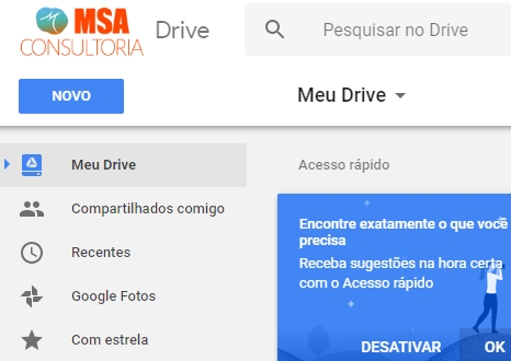MSA CONSULTORIA GOOGLE DRIVE